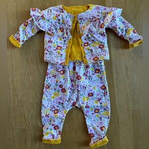 Honest Brand Two Piece Outfit for Baby Girl